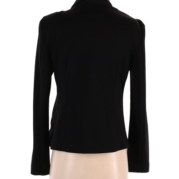 Anne Klein moto Black Quilted Jacket size XS - Picture 3 of 9